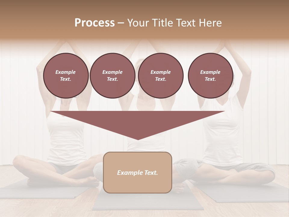 Yoga Mat Health Beautiful PowerPoint Template