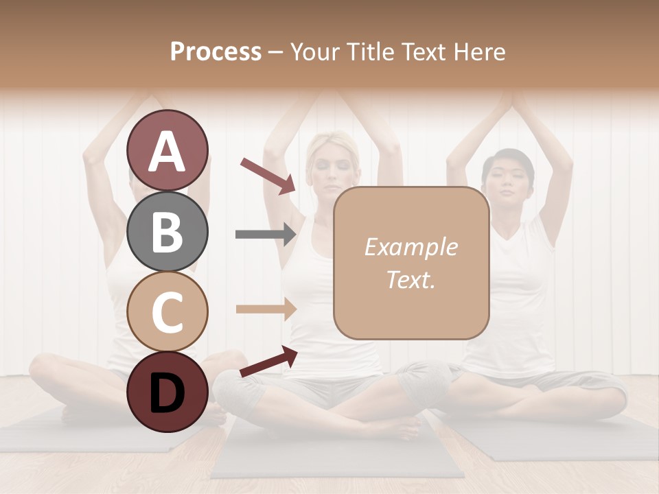 Yoga Mat Health Beautiful PowerPoint Template