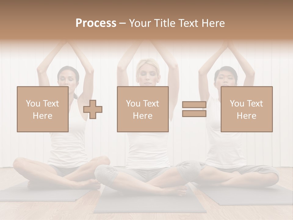 Yoga Mat Health Beautiful PowerPoint Template