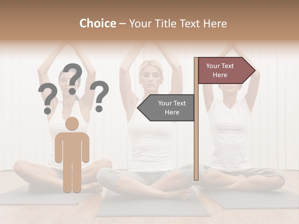 Yoga Mat Health Beautiful PowerPoint Template