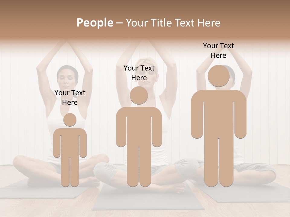 Yoga Mat Health Beautiful PowerPoint Template