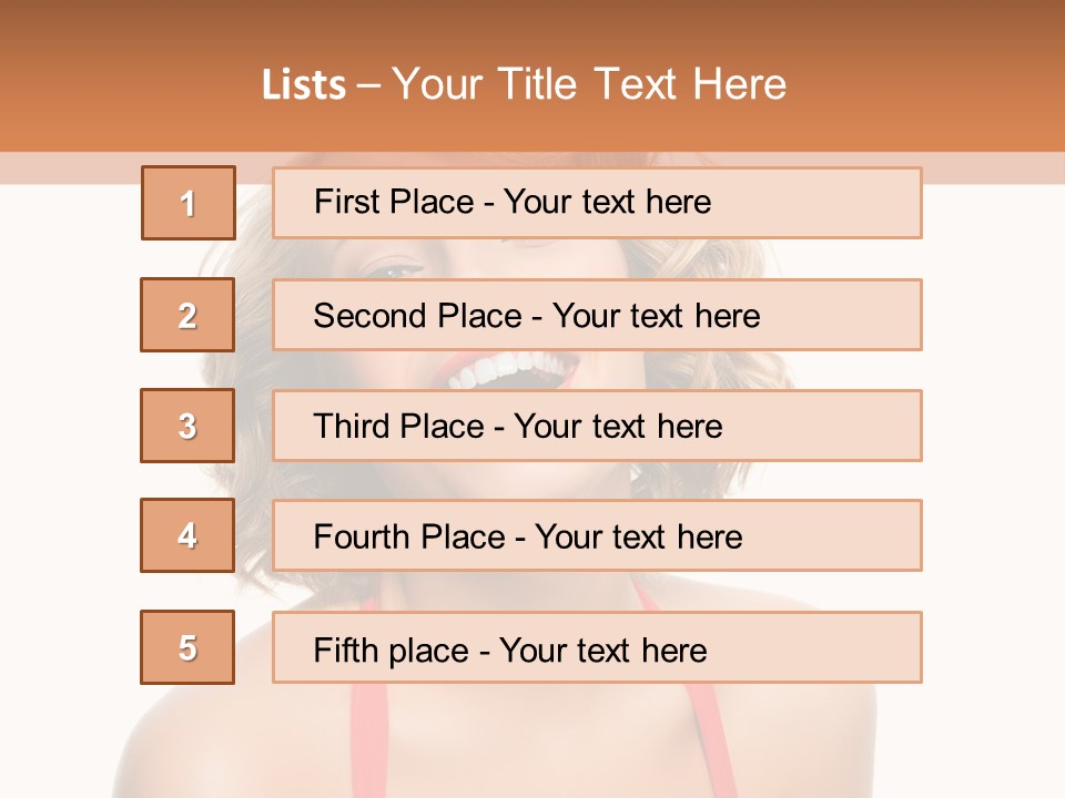 Model Beauty Attractive PowerPoint Template