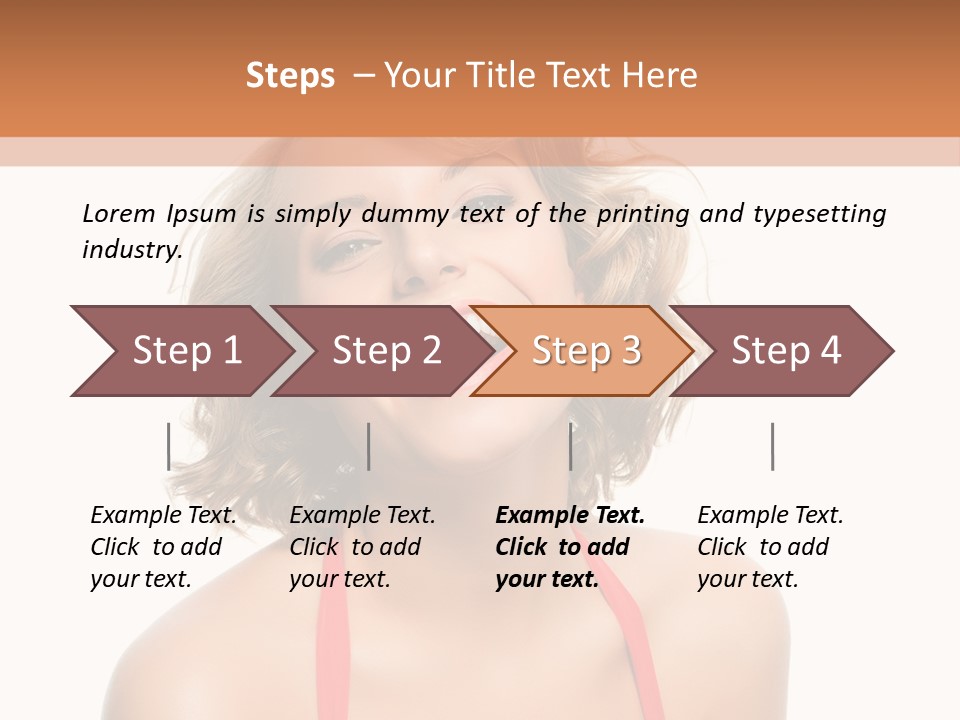 Model Beauty Attractive PowerPoint Template