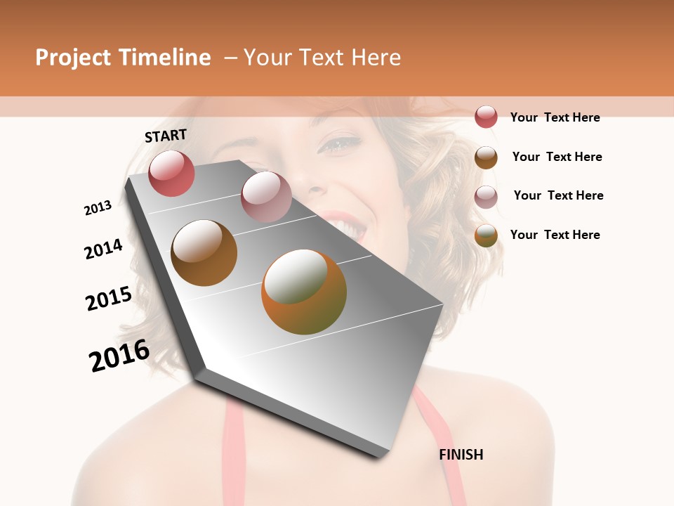 Model Beauty Attractive PowerPoint Template