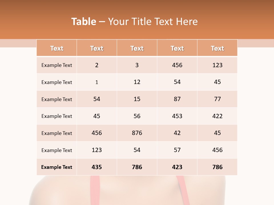 Model Beauty Attractive PowerPoint Template