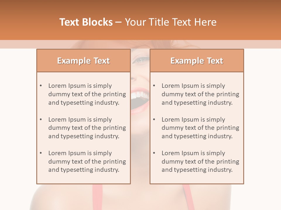 Model Beauty Attractive PowerPoint Template