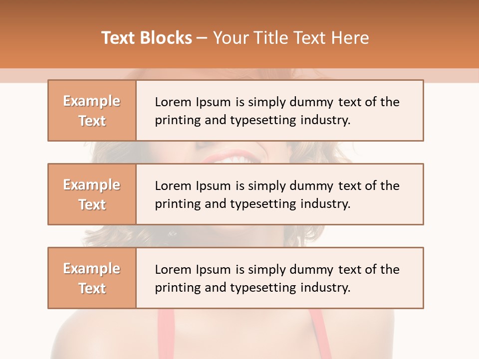 Model Beauty Attractive PowerPoint Template