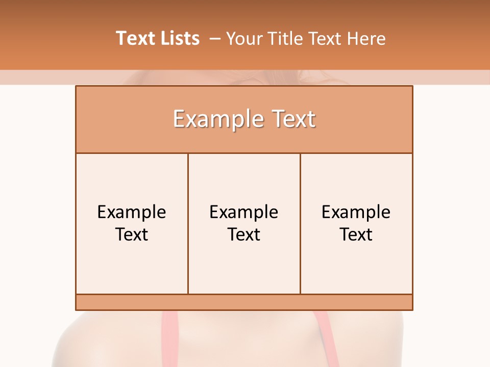 Model Beauty Attractive PowerPoint Template