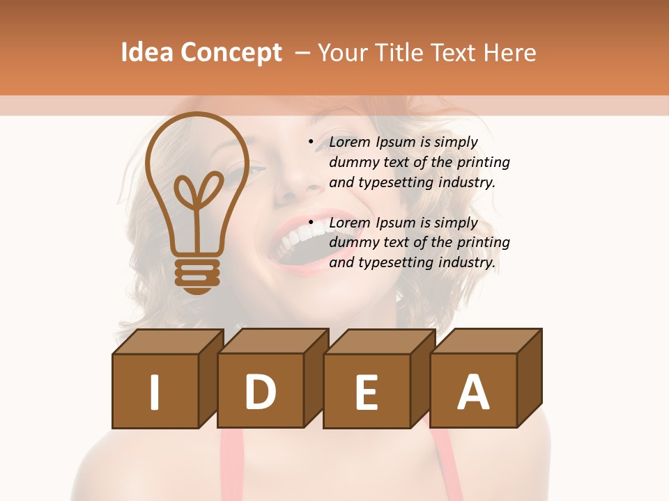 Model Beauty Attractive PowerPoint Template