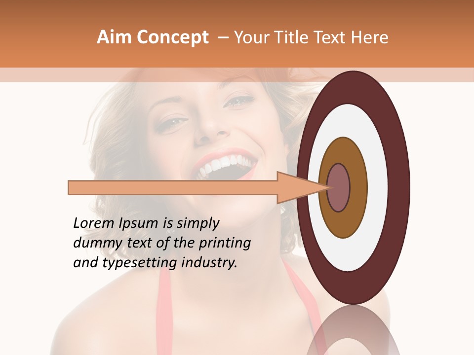 Model Beauty Attractive PowerPoint Template