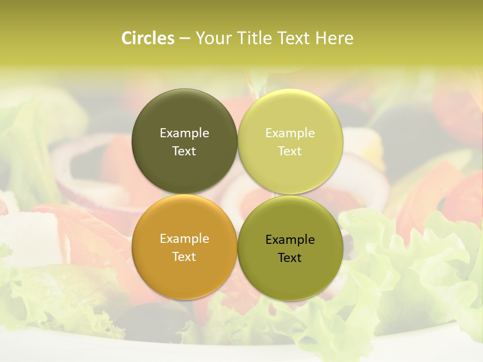 Nutrition Vegetarian Vegetable PowerPoint Template