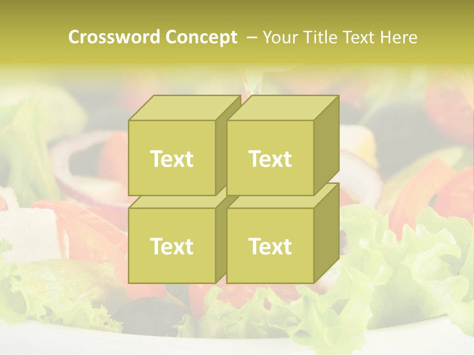 Nutrition Vegetarian Vegetable PowerPoint Template