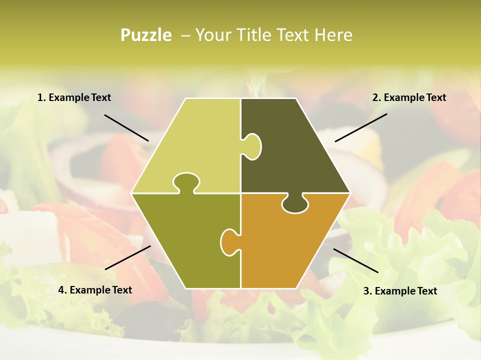 Nutrition Vegetarian Vegetable PowerPoint Template