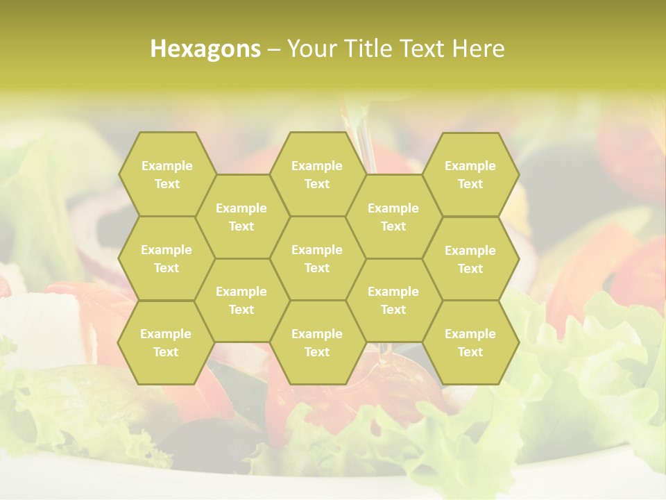 Nutrition Vegetarian Vegetable PowerPoint Template