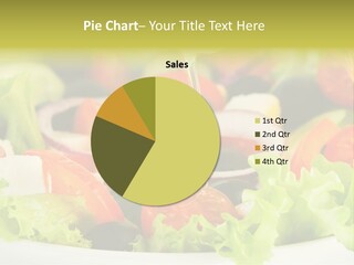 Nutrition Vegetarian Vegetable PowerPoint Template