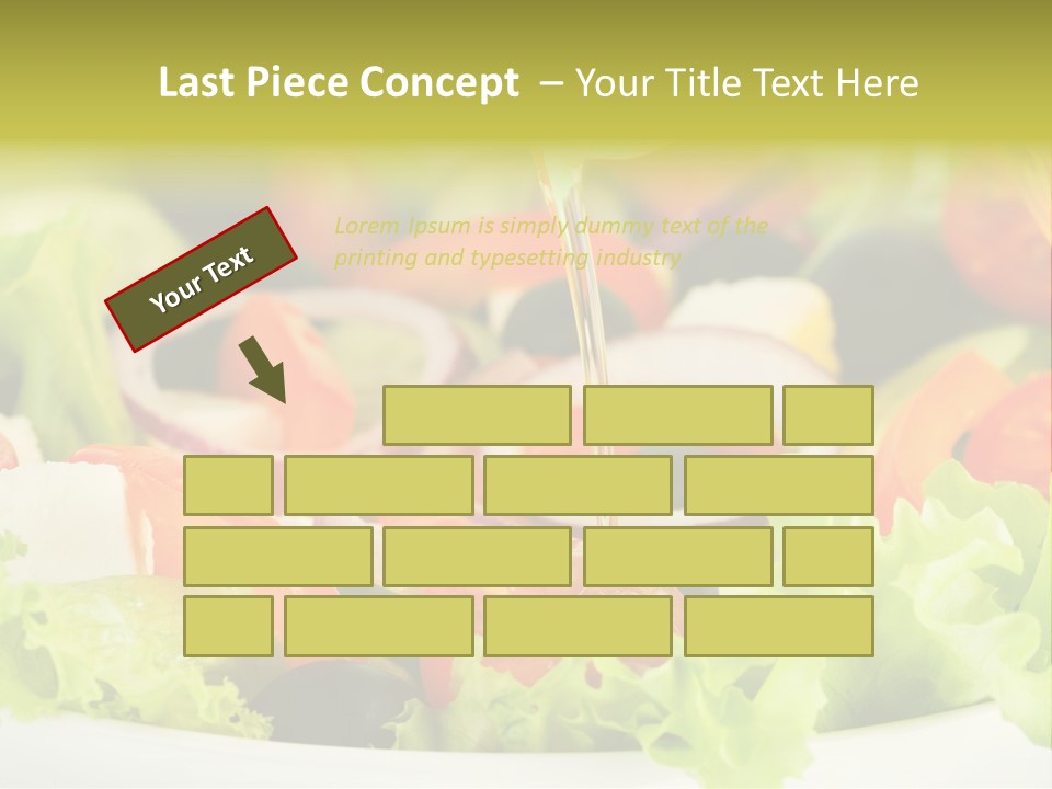 Nutrition Vegetarian Vegetable PowerPoint Template