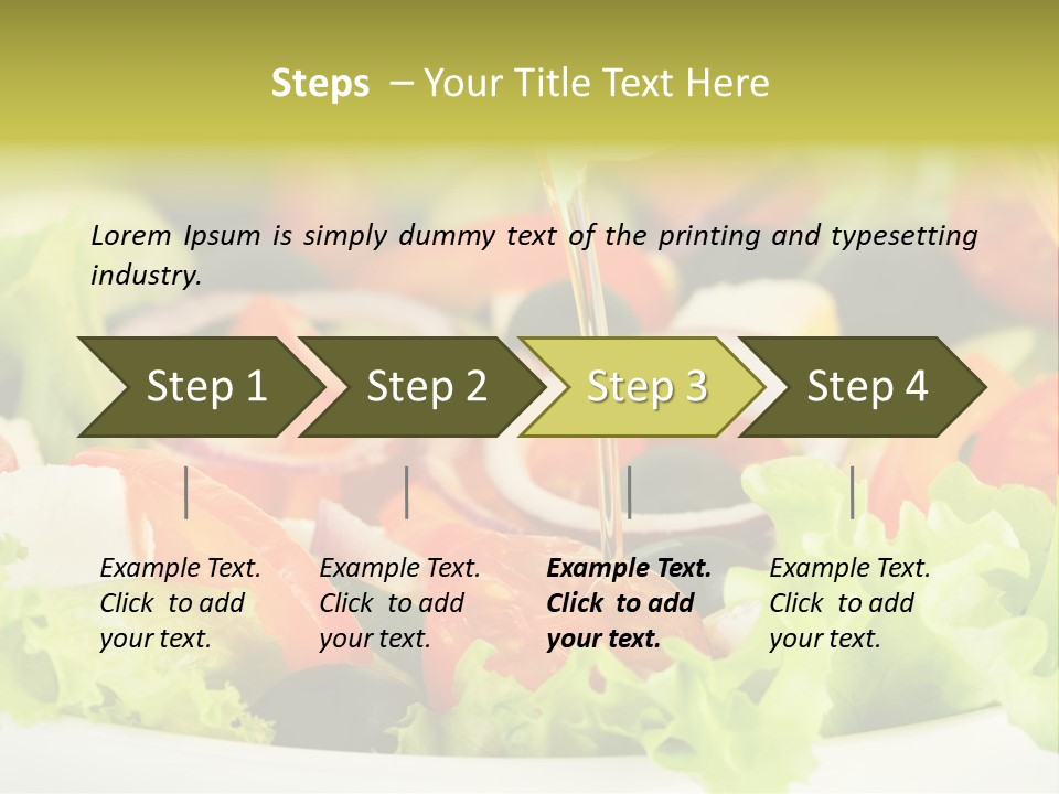 Nutrition Vegetarian Vegetable PowerPoint Template