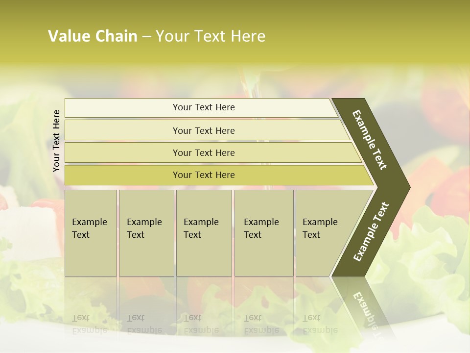 Nutrition Vegetarian Vegetable PowerPoint Template