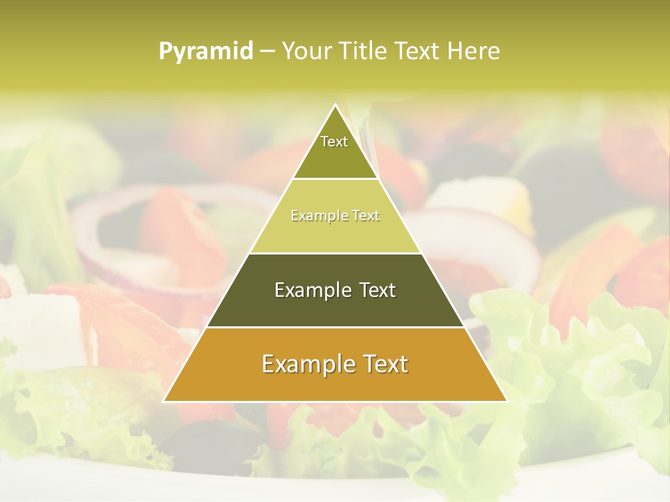 Nutrition Vegetarian Vegetable PowerPoint Template