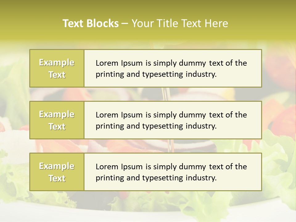 Nutrition Vegetarian Vegetable PowerPoint Template