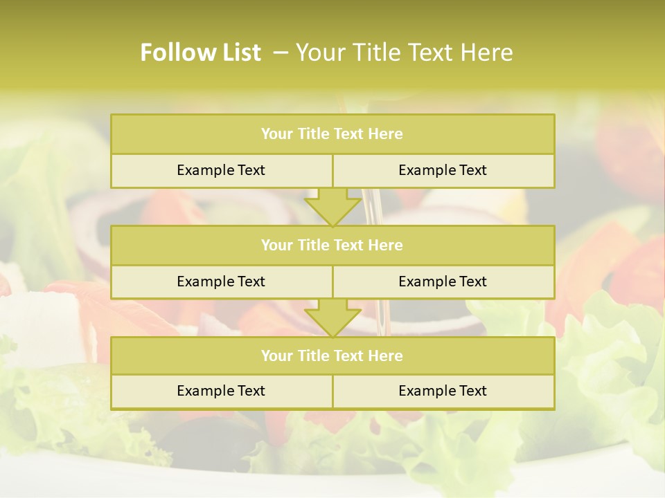 Nutrition Vegetarian Vegetable PowerPoint Template
