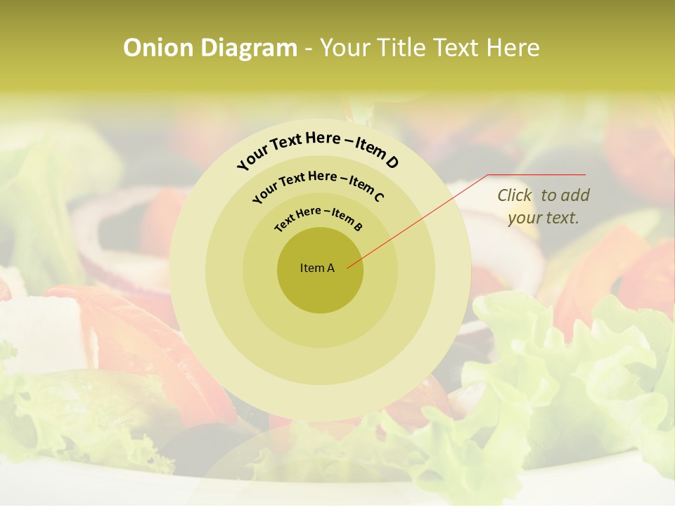 Nutrition Vegetarian Vegetable PowerPoint Template