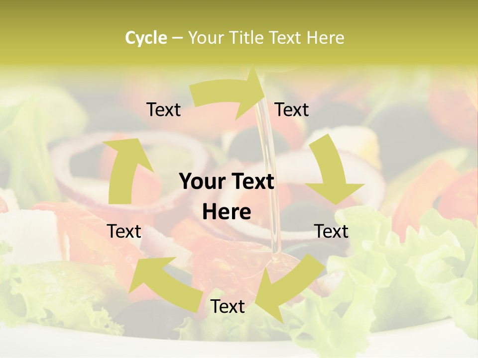 Nutrition Vegetarian Vegetable PowerPoint Template