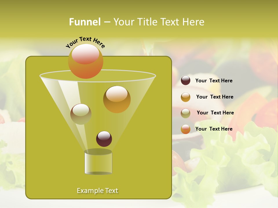 Nutrition Vegetarian Vegetable PowerPoint Template