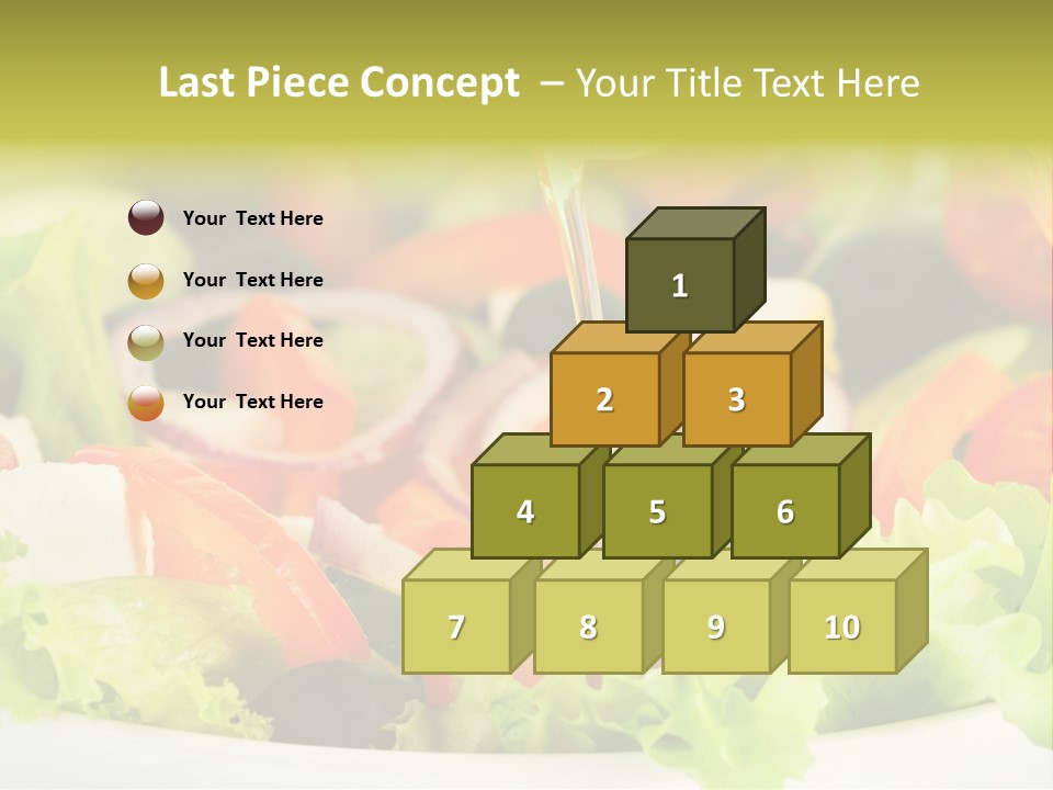 Nutrition Vegetarian Vegetable PowerPoint Template