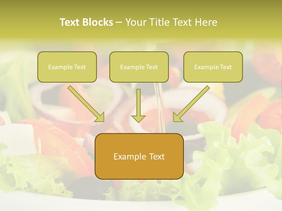 Nutrition Vegetarian Vegetable PowerPoint Template