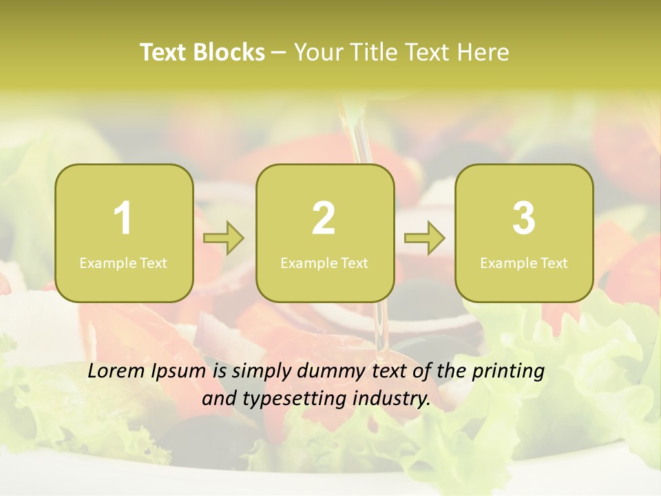 Nutrition Vegetarian Vegetable PowerPoint Template