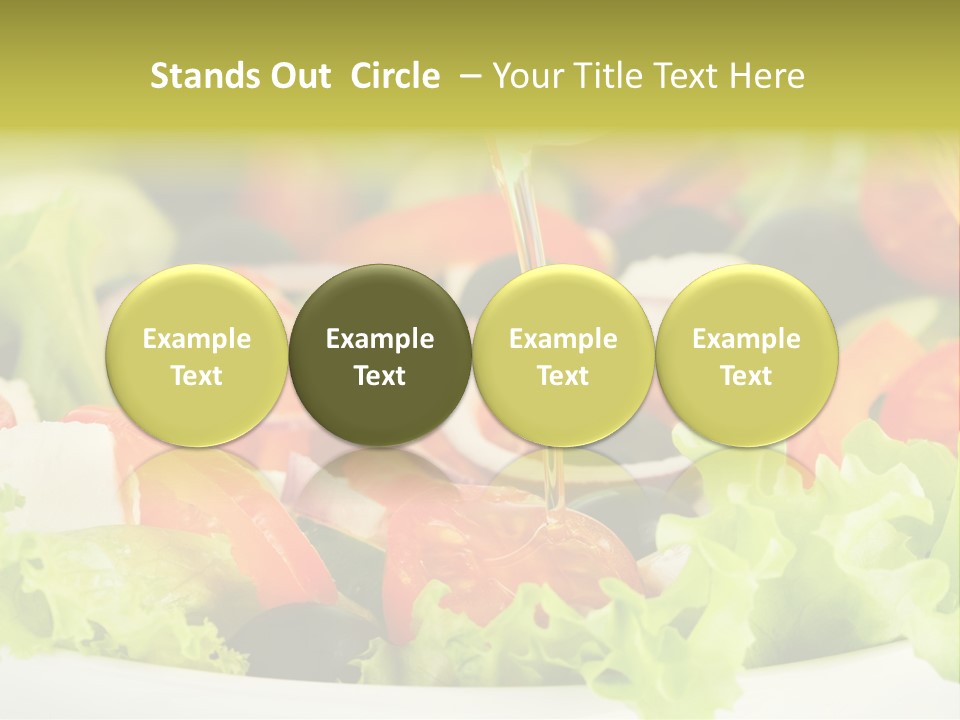 Nutrition Vegetarian Vegetable PowerPoint Template