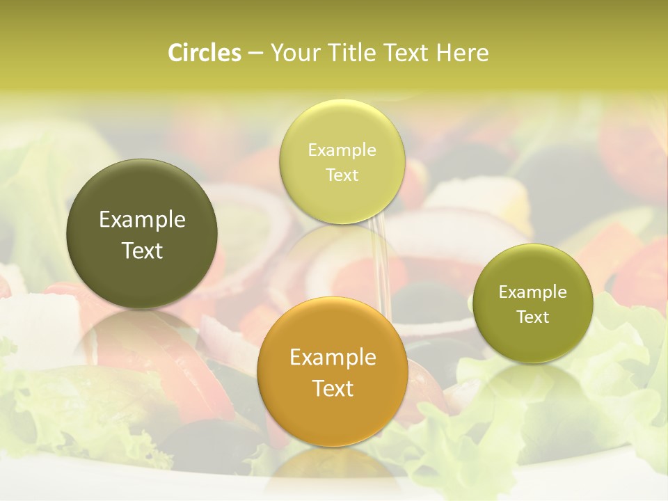 Nutrition Vegetarian Vegetable PowerPoint Template