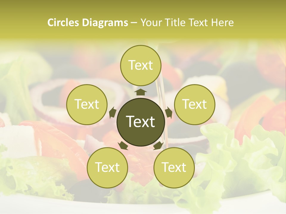 Nutrition Vegetarian Vegetable PowerPoint Template
