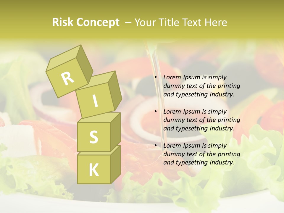 Nutrition Vegetarian Vegetable PowerPoint Template