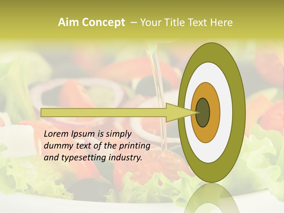 Nutrition Vegetarian Vegetable PowerPoint Template