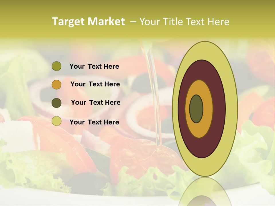 Nutrition Vegetarian Vegetable PowerPoint Template
