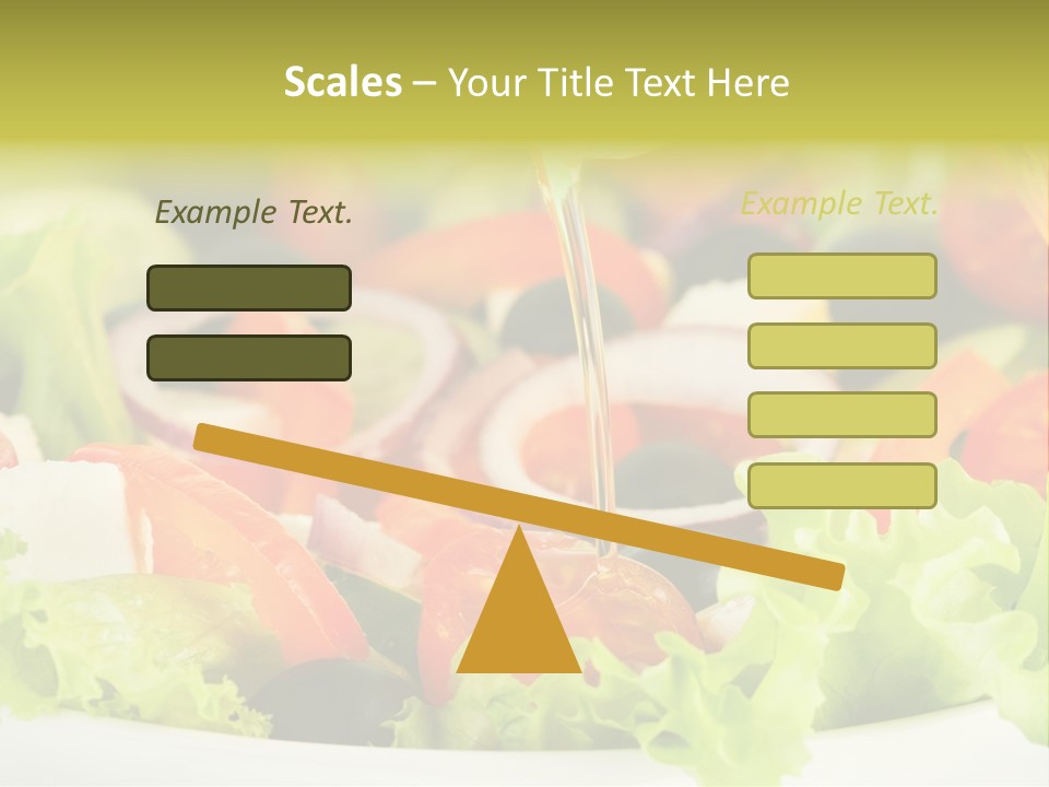 Nutrition Vegetarian Vegetable PowerPoint Template