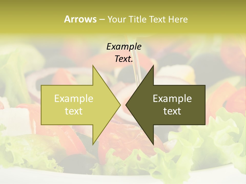 Nutrition Vegetarian Vegetable PowerPoint Template