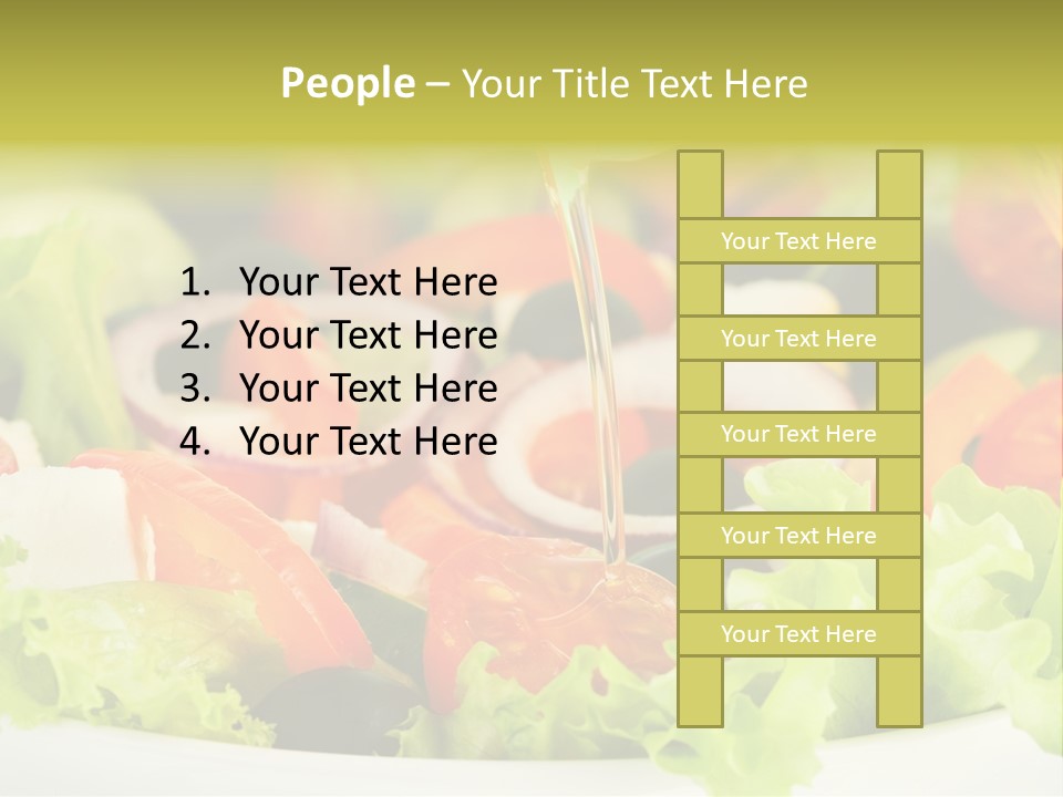 Nutrition Vegetarian Vegetable PowerPoint Template