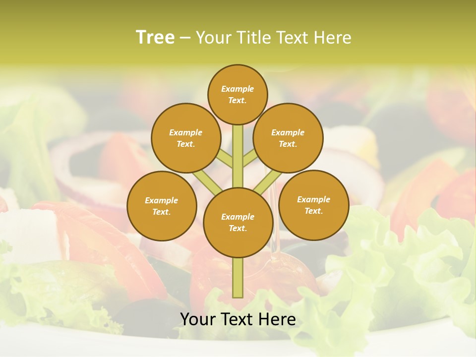 Nutrition Vegetarian Vegetable PowerPoint Template