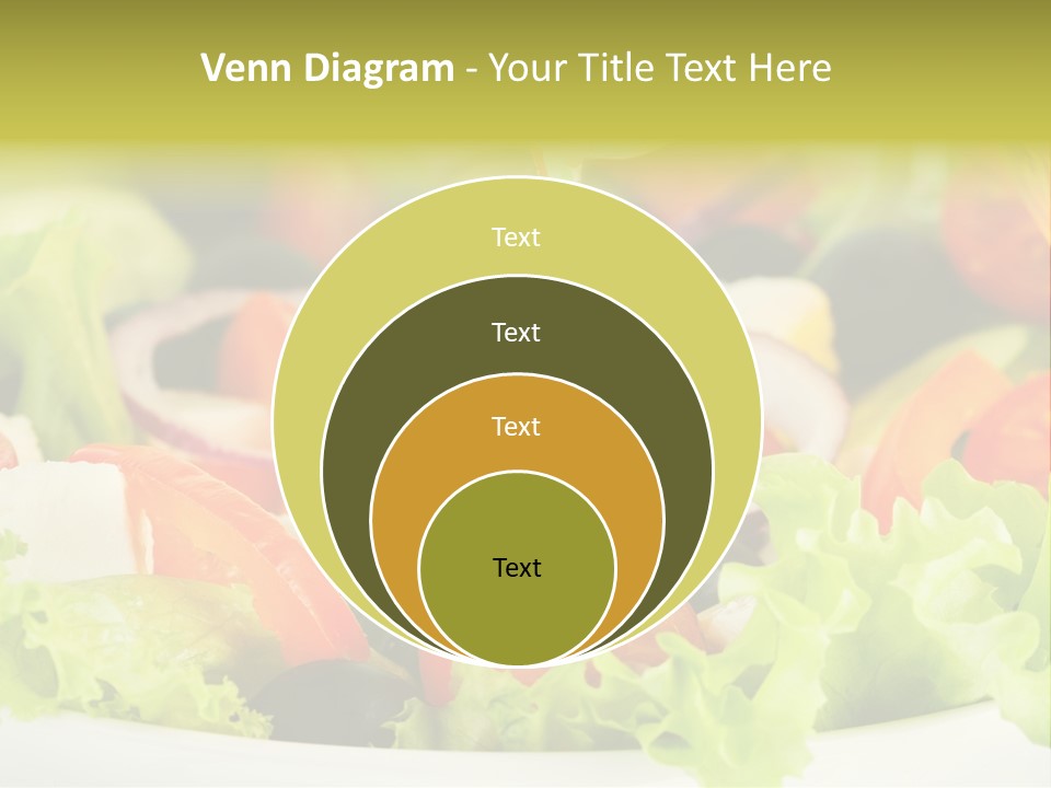 Nutrition Vegetarian Vegetable PowerPoint Template