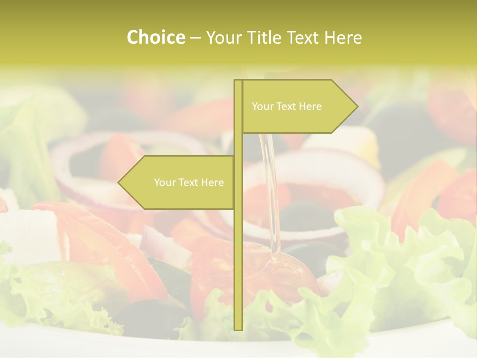 Nutrition Vegetarian Vegetable PowerPoint Template
