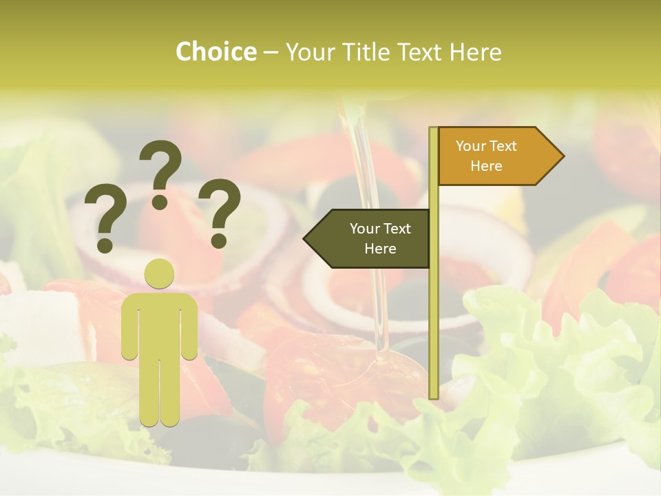 Nutrition Vegetarian Vegetable PowerPoint Template