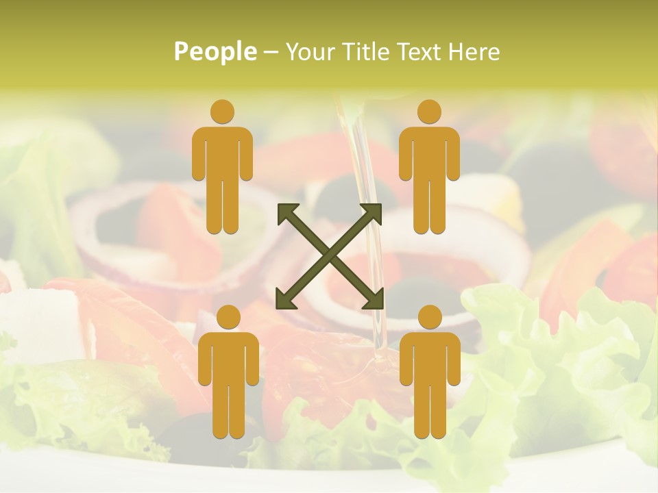 Nutrition Vegetarian Vegetable PowerPoint Template