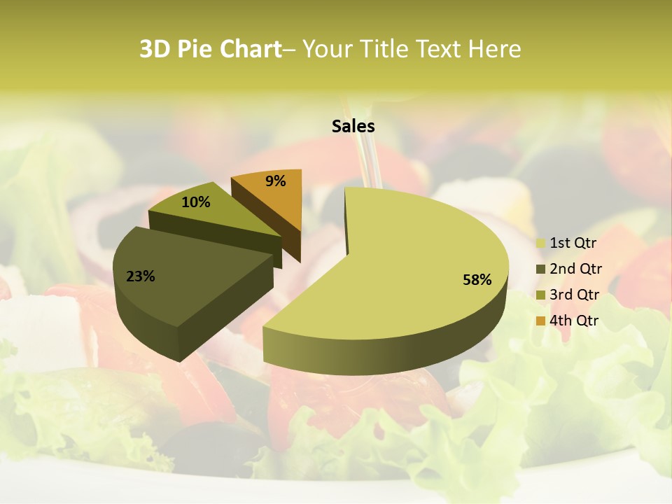 Nutrition Vegetarian Vegetable PowerPoint Template