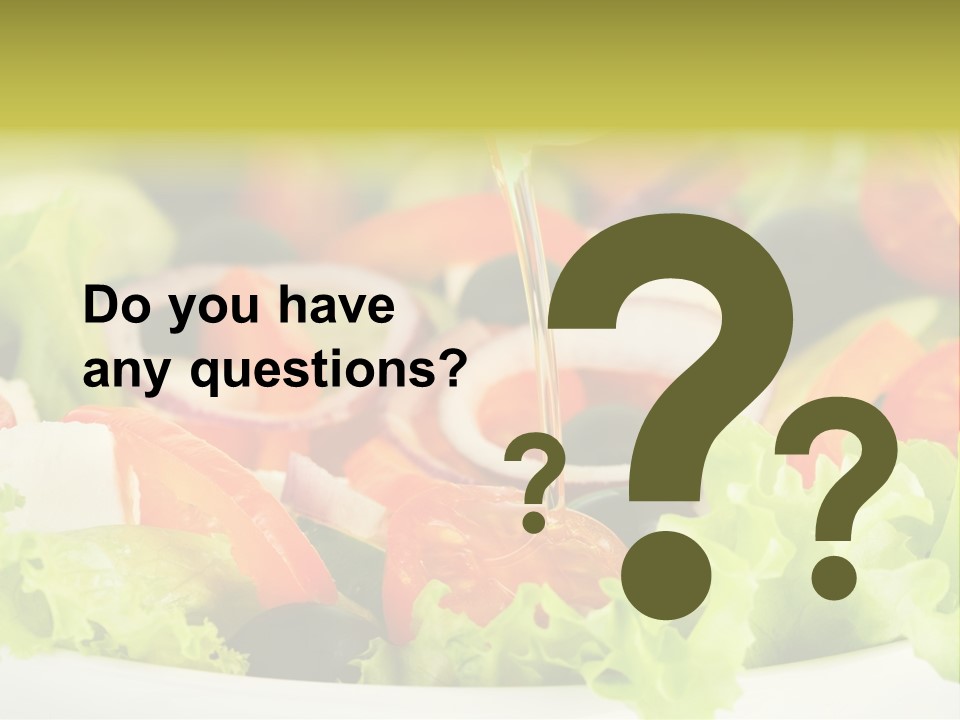 Nutrition Vegetarian Vegetable PowerPoint Template