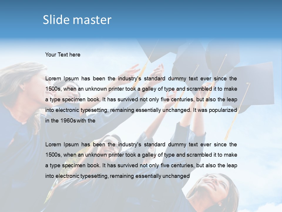 Certificate Girls Celebration PowerPoint Template