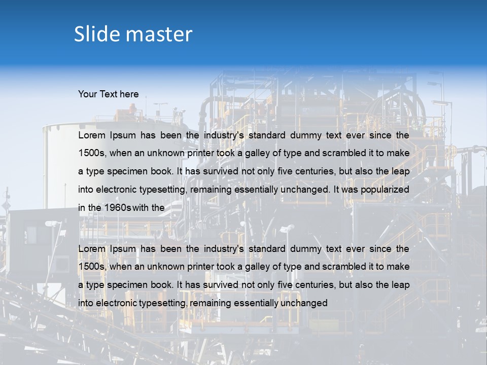 Separation Concentrate Excavation PowerPoint Template