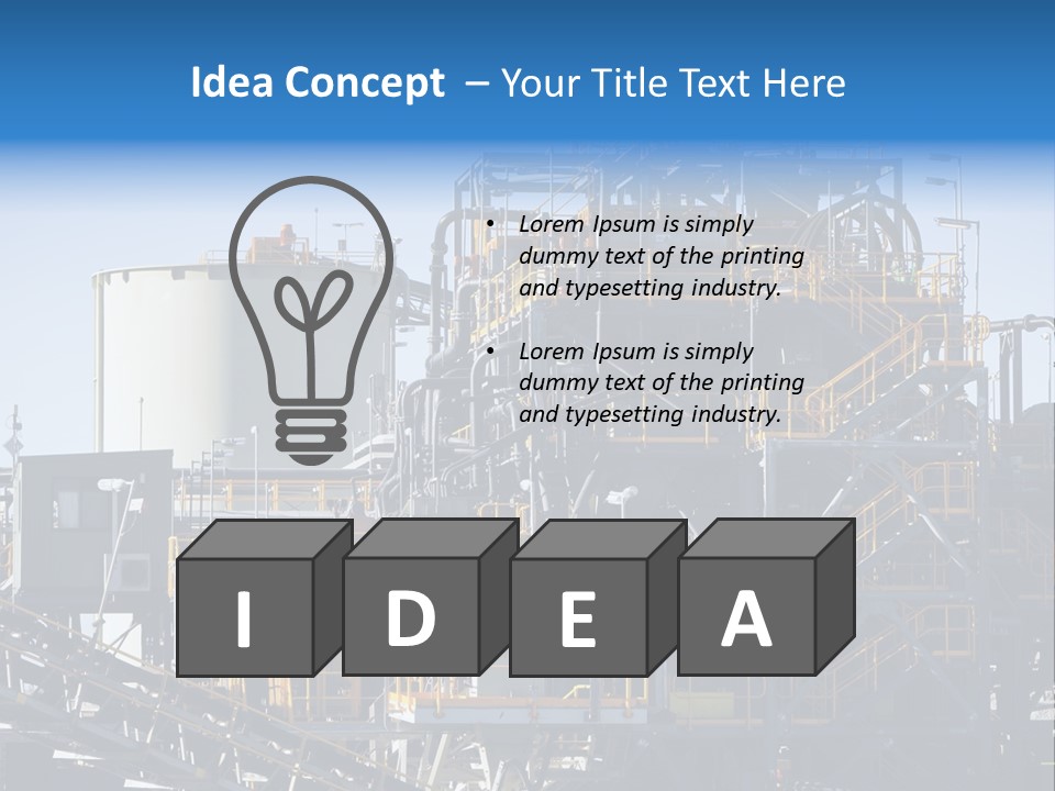 Separation Concentrate Excavation PowerPoint Template